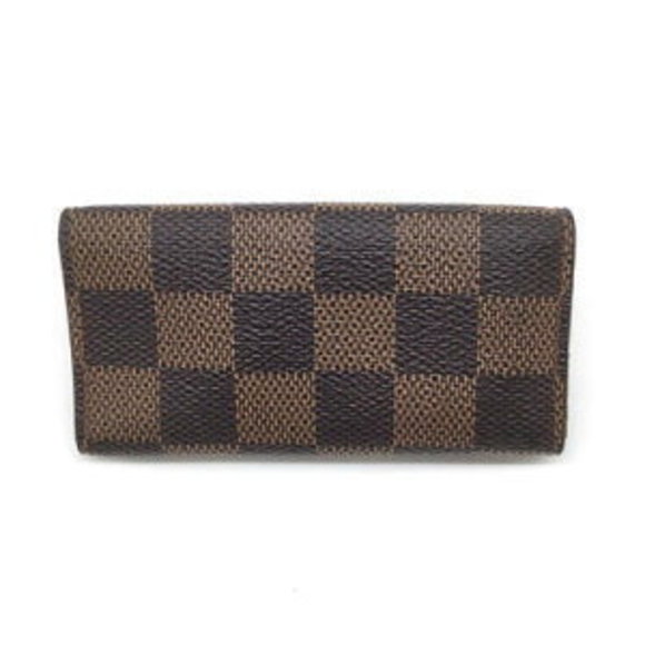 Louis Vuitton Ebene Leather Multicle Brown Damier - Picture 1 of 7